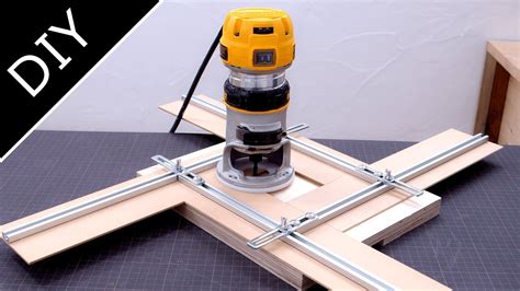 routing jig frame|Adjustable router jig for square holes or recesses .